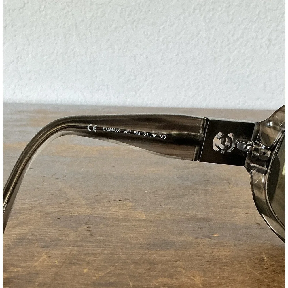Vintage Juicy Couture Emma/S Sunglasses Y2K Grey Glitter Bifocal Sun Readers